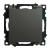 Переключатель 1-кл 10А С/У перекрестный Графит Катрин
