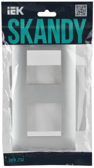 Рамка 2-я Серебряный Skandy