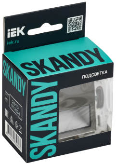 Подсветка LED встраиваемая Металл Никель Skandy