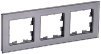 Рамка 3-я Стекло Серый Brite