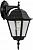 Светильник садово-парковый «Классика» (НБУ)  4202 1*100W, E27, 230V, IP44, цвет черный, 4-х гранник, на стену вниз, 185*215*400мм Feron