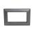 Рамка  2-я без перемычки Графит Катрин