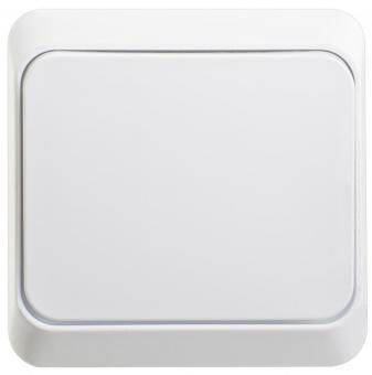 Переключатель 1-кл 10А О/У Белый Etude