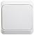 Переключатель 1-кл 10А О/У Белый Etude