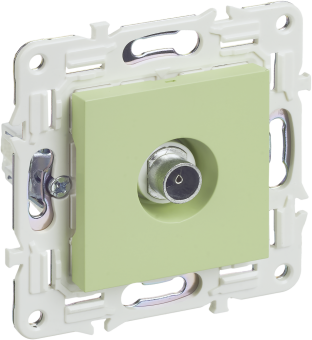 Розетка TV антенна С/У оконечная Мятный Skandy