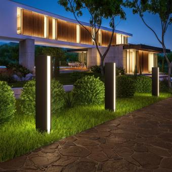 Ландшафтный светильник Flat Techno 1538 черный Elektrostandard