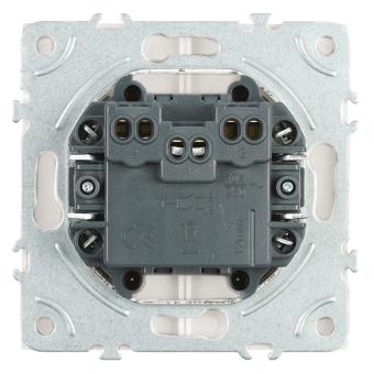 Выключатель 2-кл 10А С/У Белый фарфор Эмили