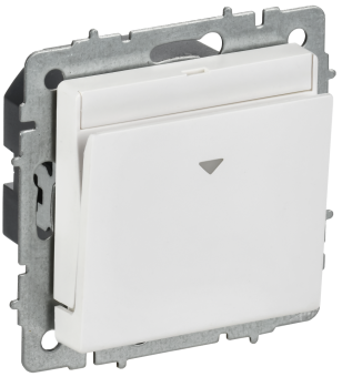 Выключатель карточный 30А С/У Арктический Белый Brite