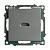Розетка HDMI Графит Катрин