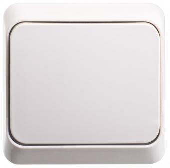 Переключатель 1-кл 10А О/У Кремовый Etude