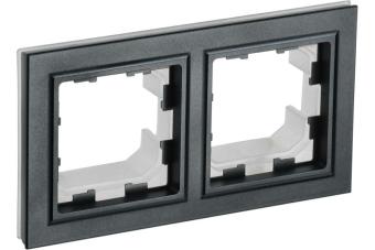 Рамка 2-я IP44 Черный Brite