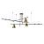 Люстра на штанге A7029PL-9BK Arte Lamp