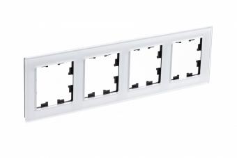 Рамка 4-я, Стекло Белый AtlasDesign Nature