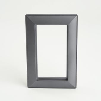 Рамка  2-я без перемычки Графит Катрин