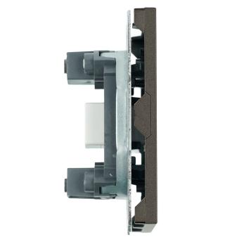 Розетка HDMI Антрацит Эмили