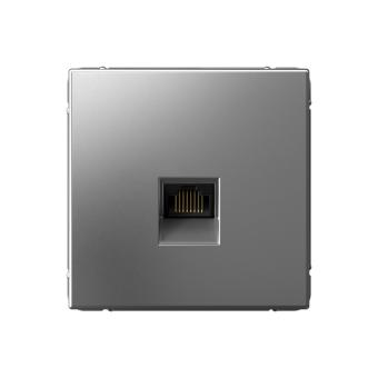 Розетка RJ45 кат.5Е С/У Сталь ArtGallery