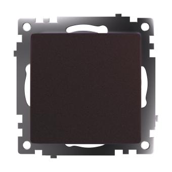 Переключатель 1-кл 10А С/У Шоколад Катрин
