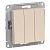 Выключатель 3-кл 10А С/У Бежевый AtlasDesign