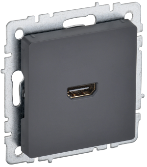 Розетка HDMI С/У Графит Brite