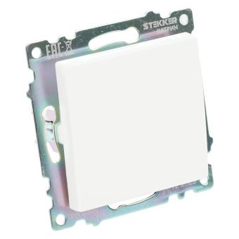 Переключатель 1-кл 10А С/У перекрестный Белый Катрин