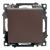 Переключатель 1-кл 10А С/У перекрестный Шоколад Катрин