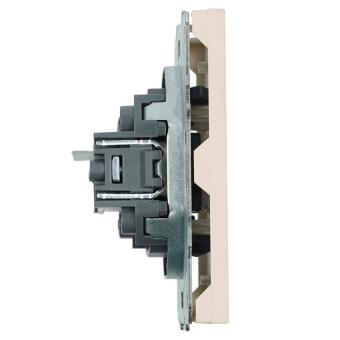 Розетка RJ-45 С/У Кашемир Эмили