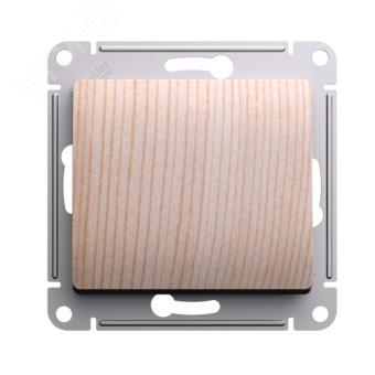 Выключатель 1-кл 10А С/У Сосна Glossa