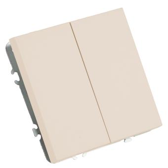 Выключатель 2-кл 10А С/У Кашемир Эмили