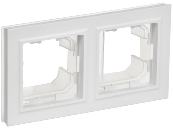 Рамка 2-я IP44 Арктический Белый Brite