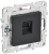 Розетка RJ45 кат.5Е С/У Графит Skandy