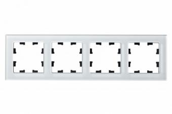 Рамка 4-я, Стекло Белый AtlasDesign Nature