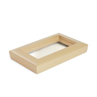 Рамка  2-я без перемычки Золото Катрин