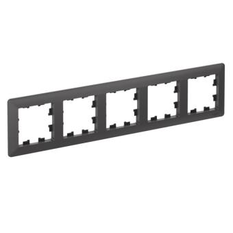 Рамка 5-я, Базальт/дымчатый черный AtlasDesign Air Systeme Electric