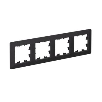 Рамка 4-я, Карбон/дымчатый черный AtlasDesign Air Systeme Electric