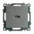 Розетка HDMI Графит Катрин