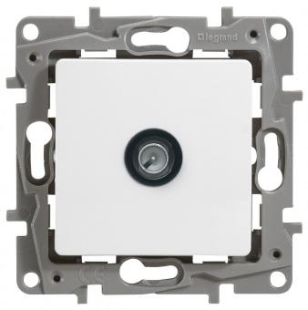 Розетка TV оконечная Белый Legrand Etika
