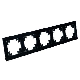 Рамка 5-я стекло Черный Катрин