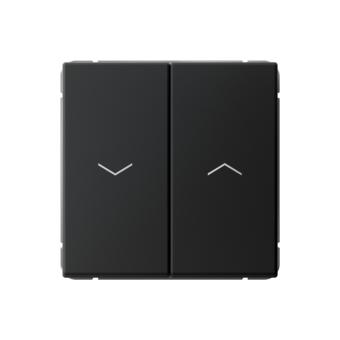 Выключатель 2-кл 10А С/У для жалюзи Карбон ArtGallery