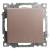 Переключатель1-кл 10А С/У Шампань Катрин