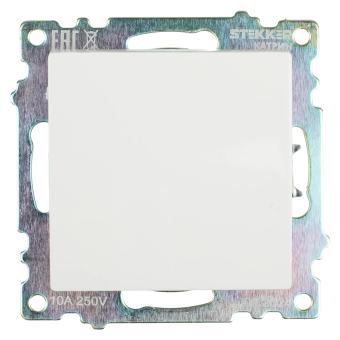Выключатель 1-кл 10А С/У Белый Катрин