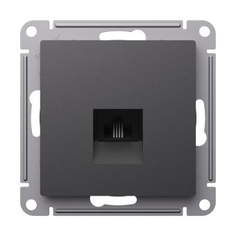 Розетка телефонная RJ11 С/У Базальт AtlasDesign