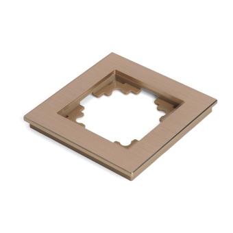 Рамка 1-я металл Шампань Катрин