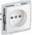 Розетка 1-м 10А С/У Белый Brite