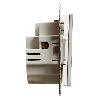 Выключатель 2-кл 5А С/У сенсорный Черный Катрин