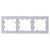 Рамка 3-я Белый AtlasDesign