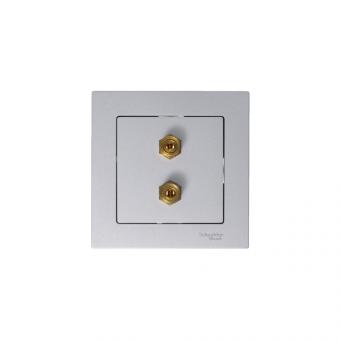 Розетка Аудио С/У Алюминий AtlasDesign