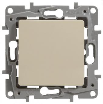 Кнопка автоматическая 6А Слоновая кость Etika Legrand