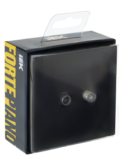 Розетка TV антенна + SAT С/У Черный Brite