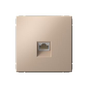 Розетка RJ45 кат.6А С/У Песочный ArtGallery