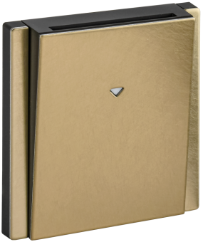 Выключатель карточный 30А С/У Металл Шампань Forte&Piano